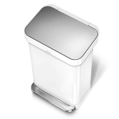 Simplehuman 45L Rectangular Step Trash Can With Liner Pocket - Image 3