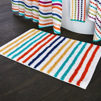 Subtle Striped Bath Rug - SKL Home - Image 2