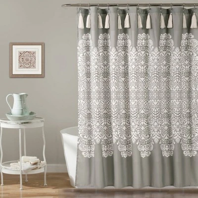 Boho Medallion Shower Curtain - Lush Décor - Image 5