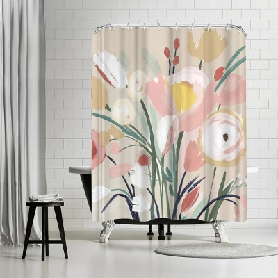 Americanflat 71" X 74" Shower Curtain Style 11 By PI Creative Art - Available In Variety Of Styles - Image 10