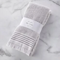 2pc Lincoln Park Hand Towel Set Gray - SKL Home