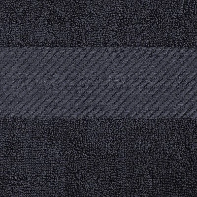 Modern Solid Classic Luxury Cotton 3 Piece Bath, Face, And Hand Towel Set By Blue Nile Mills - Image 3