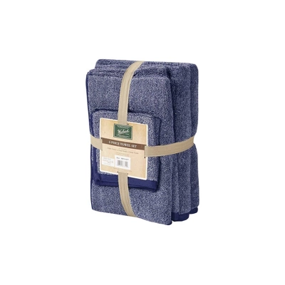 6pc Marle Cotton Dobby Yarn Dyed Towel Set - Woolrich - Image 3
