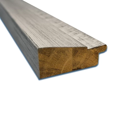 Amanti Art Rustic White Wash Beveled Wood Bathroom Wall Mirror - Image 2