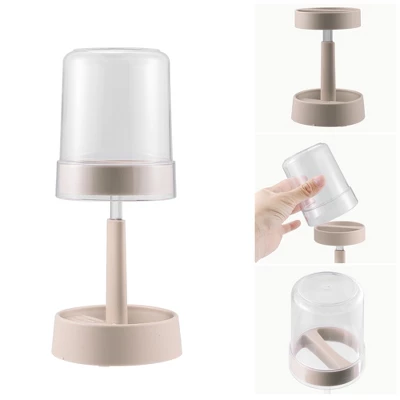 Unique Bargains Adjustable Toothbrush Holder With Cover For Bathroom Electric Toothbrush Holder 10.63" 1 Pc - Image 2