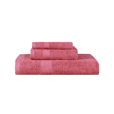 Modern Solid Classic Luxury Cotton 3 Piece Bath, Face, And Hand Towel Set By Blue Nile Mills - Image 13