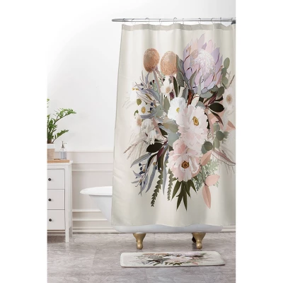 Iveta Abolina Antonia Bath Mat Green - Deny Designs