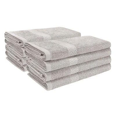 Eco-Friendly Absorbent 8-Piece Face Towel Set By Blue Nile Mills - Image 14