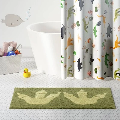 Dinosaur Feet Kids' Bath Rug - Pillowfort™