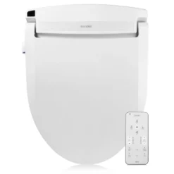 Swash Select DR802 Round Bidet Seat With Warm Air Dryer And Deodorizer White - Brondell