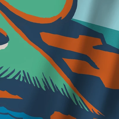 Americanflat 71" X 74" Shower Curtain Style 1 By Anderson Design Group - Image 3