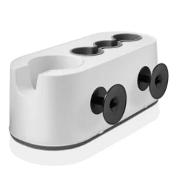 Saloniture Wall Mount Salon Station Styling Tool Organizer Storage Stand, White