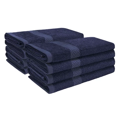 Eco-Friendly Absorbent 8-Piece Face Towel Set By Blue Nile Mills - Image 12