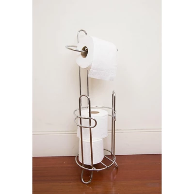 Home Basics Toilet Paper Holder And Dispenser - Image 3