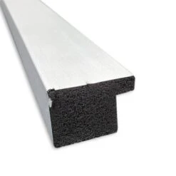 20" X 26" Non-Beveled Grace Narrow Bathroom Wall Mirror Brushed Nickel - Amanti Art