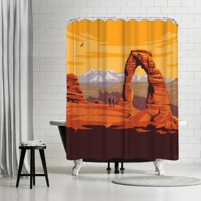Americanflat 71" X 74" Shower Curtain Style 1 By Anderson Design Group - Image 6