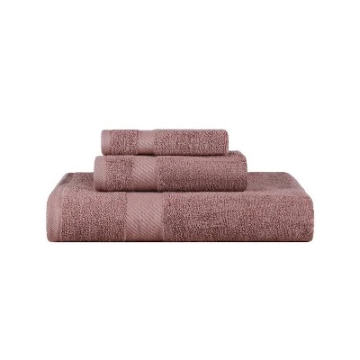 Modern Solid Classic Luxury Cotton 3 Piece Bath, Face, And Hand Towel Set By Blue Nile Mills - Image 12