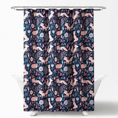 72"x72" Kids' Pixie Fox Shower Curtain - Lush Décor - Image 4