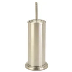 Toilet Plunger With Decorated Rim Stainless Steel - Bath Bliss