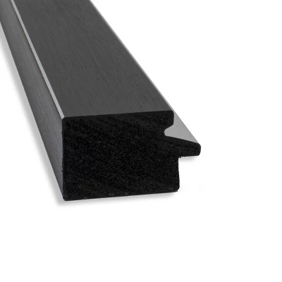 31" X 25" Non-Beveled Eva Narrow Bathroom Wall Mirror Black - Amanti Art