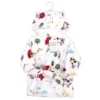 Hudson Baby Infant Boy Plush Animal Face Bathrobe, Boy Farm Animals, 0-9 Months