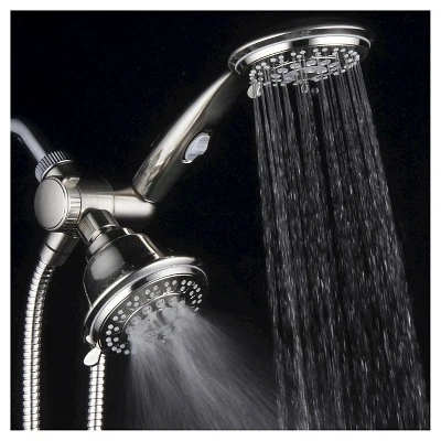 Ultra Luxury Combo Shower System Brushed Nickel - Hotelspa - Image 4