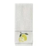 2pc Lemon Zest Hand Towel Set White - SKL Home
