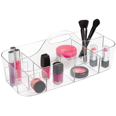 MDesign Plastic Bathroom Storage Organizer Caddy Tote, X-Large - Image 7