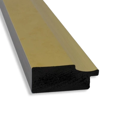 Amanti Art Landon Gold Narrow Petite Bevel Bathroom Wall Mirror 27.5 X 21.5 In. - Image 2