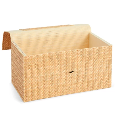Juvale Bamboo Cane Material Tissue Box Cover For Home And Bathroom Decor, 11 X 6 X 5 In - Image 6