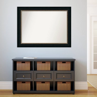 45" X 34" Non-Beveled Paragon Bathroom Wall Mirror Bronze - Amanti Art - Image 4