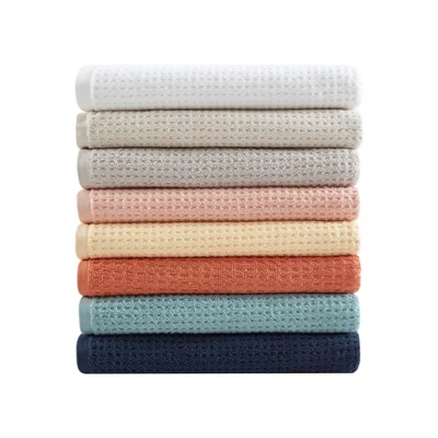 Tommy Bahama Northern Pacific 100% Cotton Terry- 6 Piece- Towel Set, Orange- 6 Pc Towel Set - Image 6