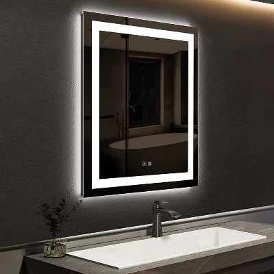HOMLUX Dimmable Rectangular Bathroom Mirror With Memory, Auto-off Anti-fogging And 3 Color Temperature - Image 6