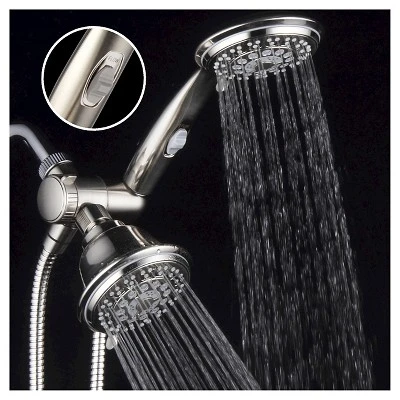 Ultra Luxury Combo Shower System Brushed Nickel - Hotelspa - Image 2