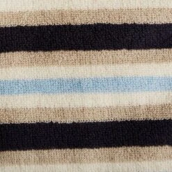 Cotton Modern Stripe 2-Piece Quick Drying Bath Towel Set By Blue Nile Mills