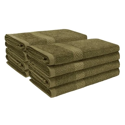 Eco-Friendly Absorbent 8-Piece Face Towel Set By Blue Nile Mills - Image 8