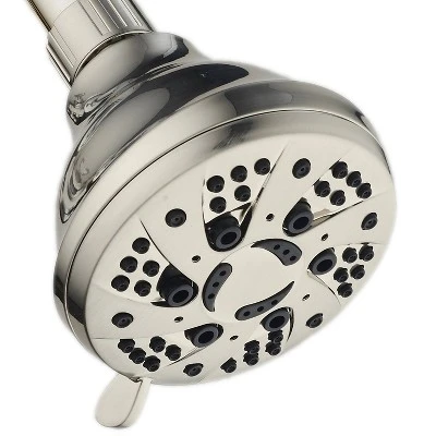 Six Setting High Pressure Luxury Spiral Shower Head With On/Off And Pause Mode - AquaDance - Image 4