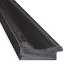 42" X 31" Non-Beveled Corded Bathroom Wall Mirror Black - Amanti Art