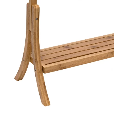 Bamboo Towel Rail Natural - Honey Can Do - Image 2