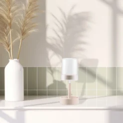 Unique Bargains Adjustable Toothbrush Holder With Cover For Bathroom Electric Toothbrush Holder 10.63" 1 Pc