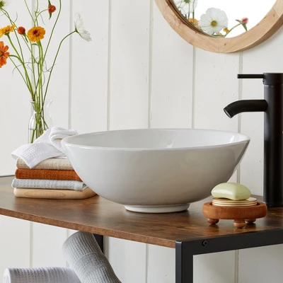 Great Bay Home Cotton Waffle Weave Quick-Dry Towel Set - Image 5