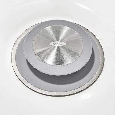 Hair Catch Drain Protector Gray - OXO - Image 5