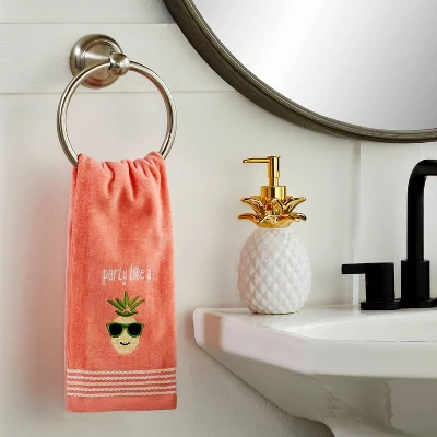 2pc Party Pineapple Hand Towels - SKL Home - Image 2
