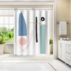 Americanflat 71" X 74" Shower Curtain Style 12 By PI Creative Art - Available In Variety Of Styles