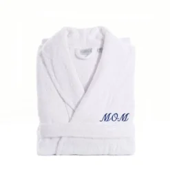 S/M Mom Bathrobe White - Linum Home Textiles