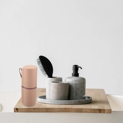 Unique Bargains Toothbrush Case Traveling Toothbrush Holders Case PP 1 Pcs 8.27"x2.76"x3.15" - Image 5