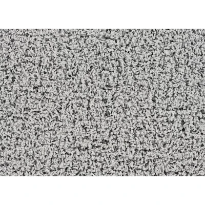 2pc Shaggy Nylon Washable Bathroom Rug Set Platinum Gray - Garland Rug - Image 2