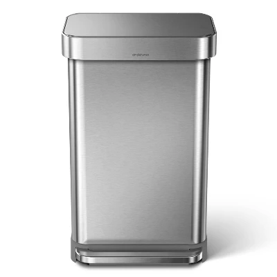 Simplehuman 45L Rectangular Step Trash Can With Liner Pocket - Image 10