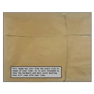 Bark Rustic Framed Bathroom Vanity Wall Mirror Charcoal - Amanti Art - Image 4