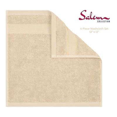 American Soft Linen Salem Bath Towel Set, 100% Cotton Bath Towels For Bathroom - Image 2